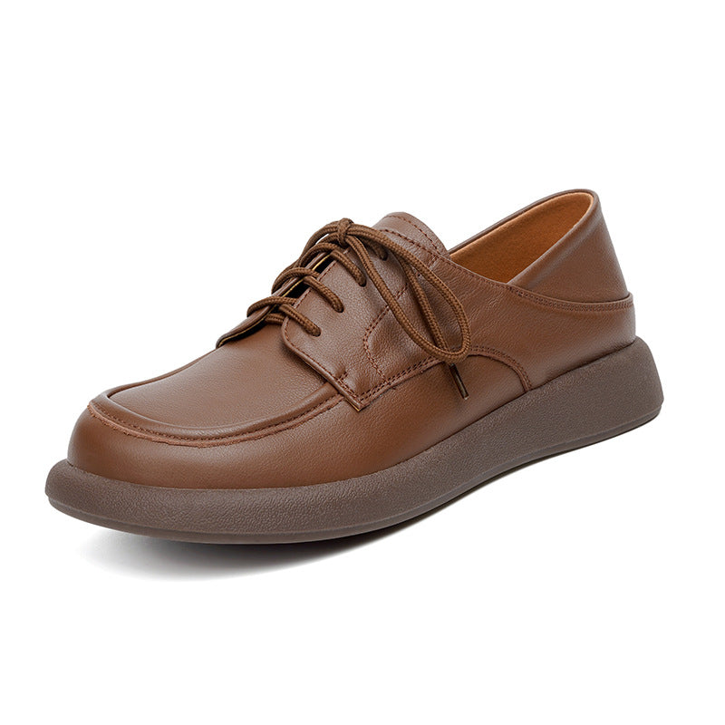 Women's Flat Soft Thin Genuine Spring Versatile Plus Women's Casual Shoes