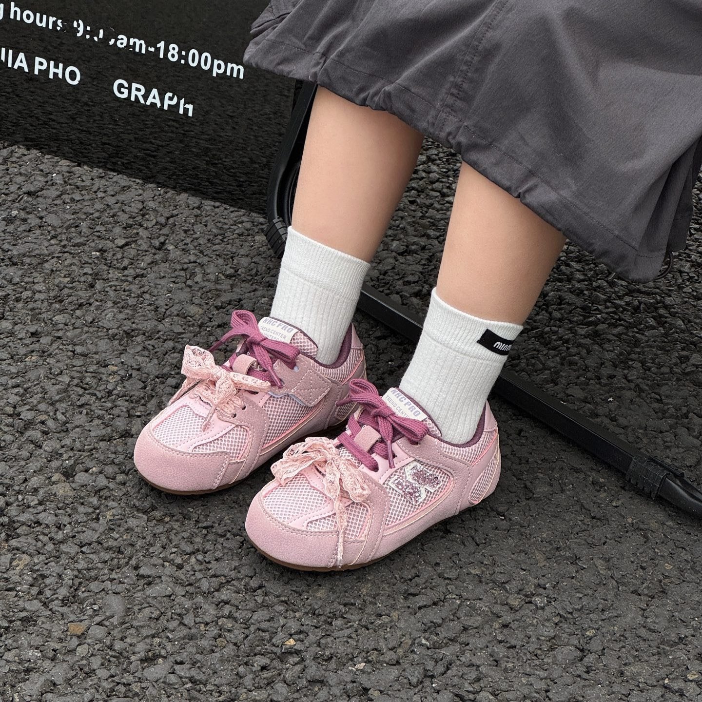 Children's Ballet Style Moral Training Mesh Breathable Casual Shoes