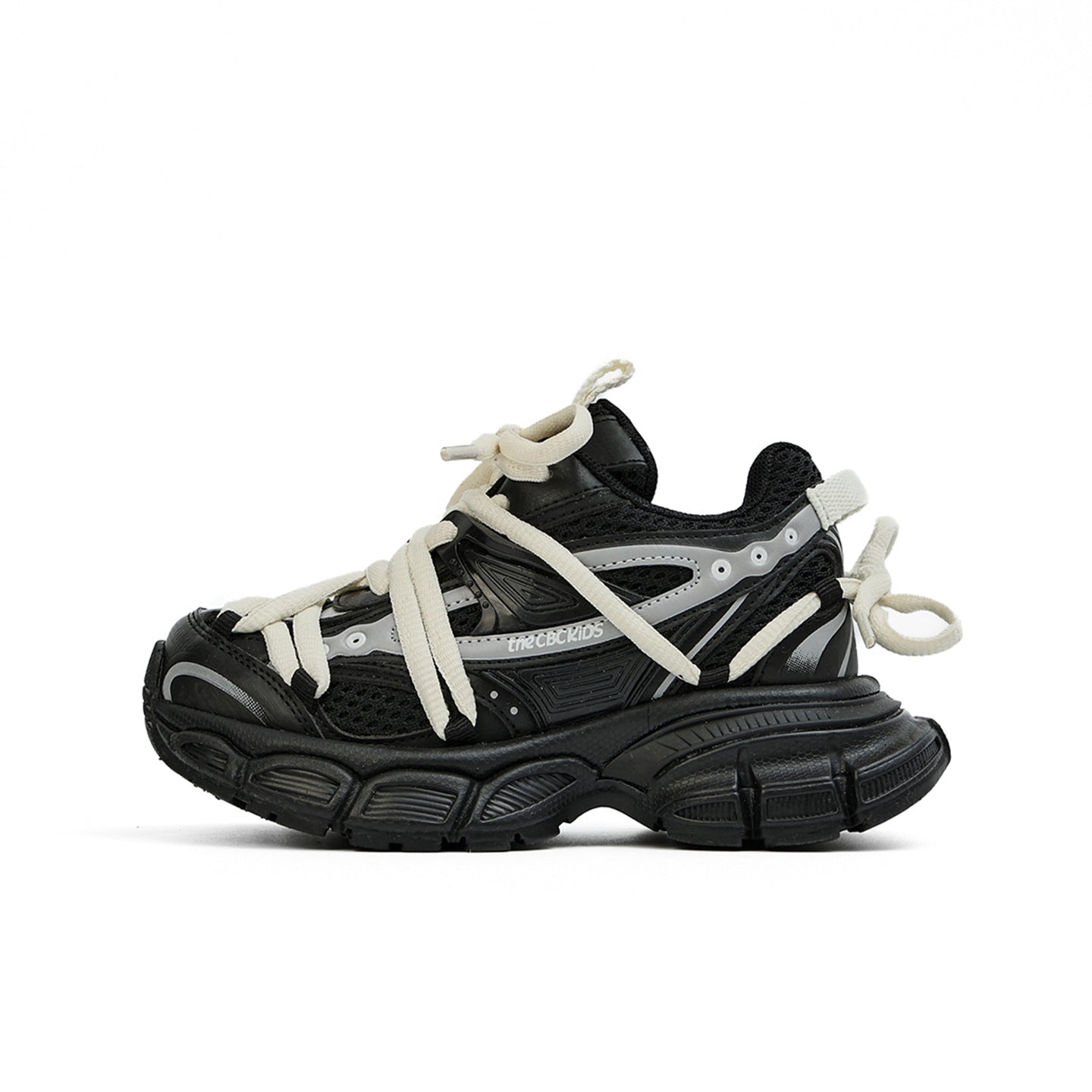 Cobweb Paris Boys Dad Breathable Mesh Running Velcro Small Fashion Children's Sports Shoes