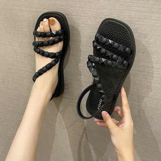 Women's Flat Bottom Outer Summer Fashion Fairy Wind Sandals