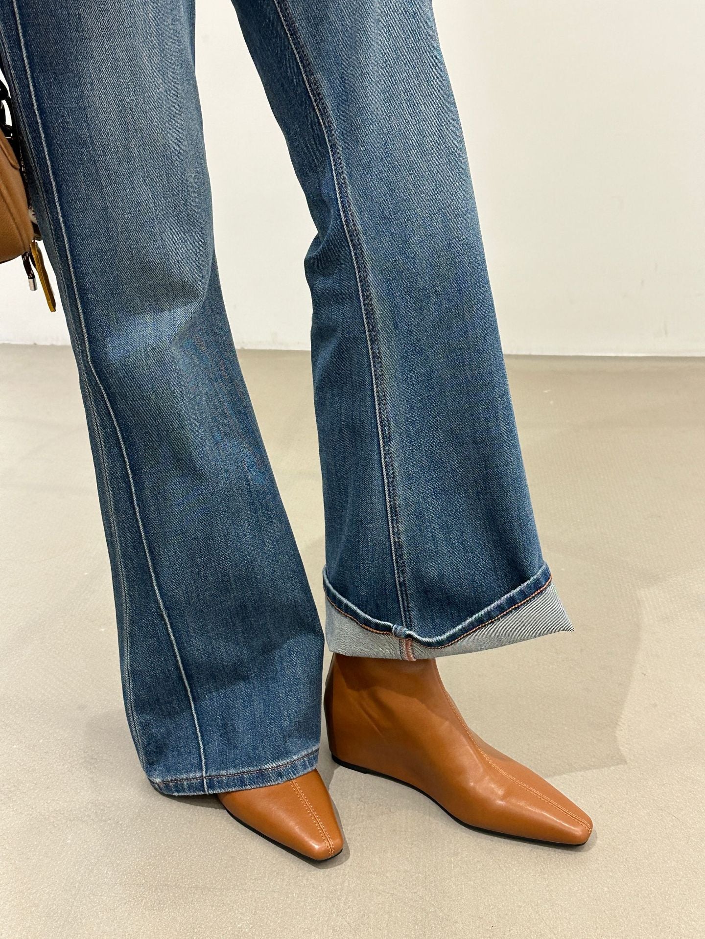 Women's Pointed Ankle Simple Female Bootie French Skinny Fruit Women's Leather Boots
