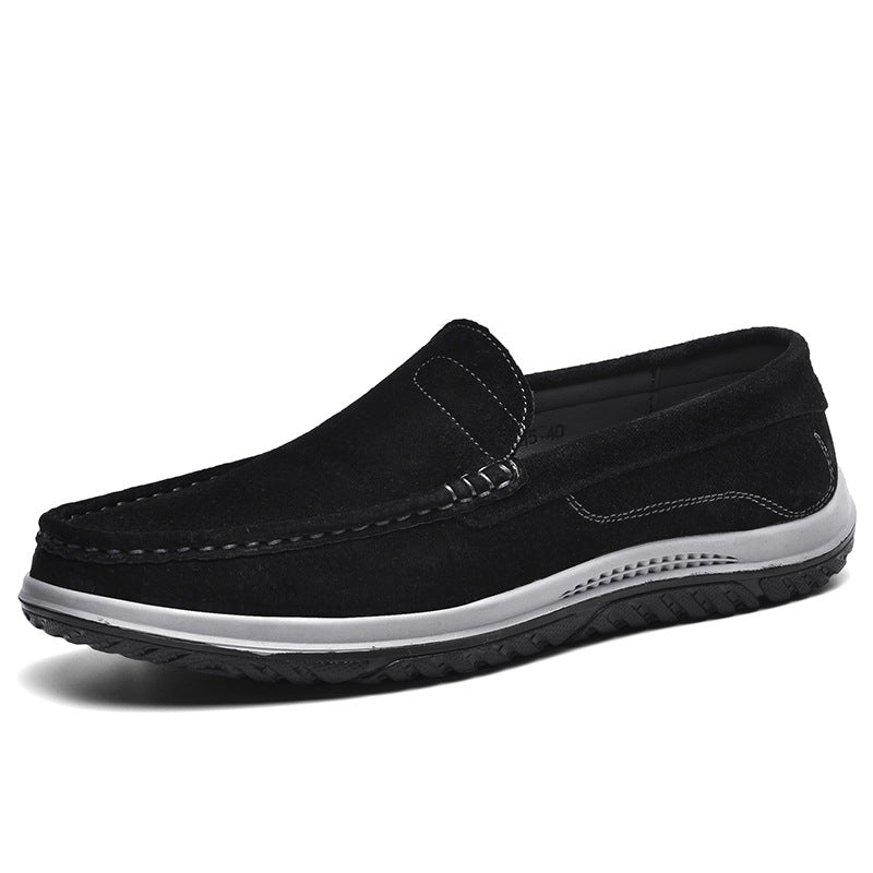 Men's Suede Tods Korean Fashion Slip-on Breathable Casual Shoes