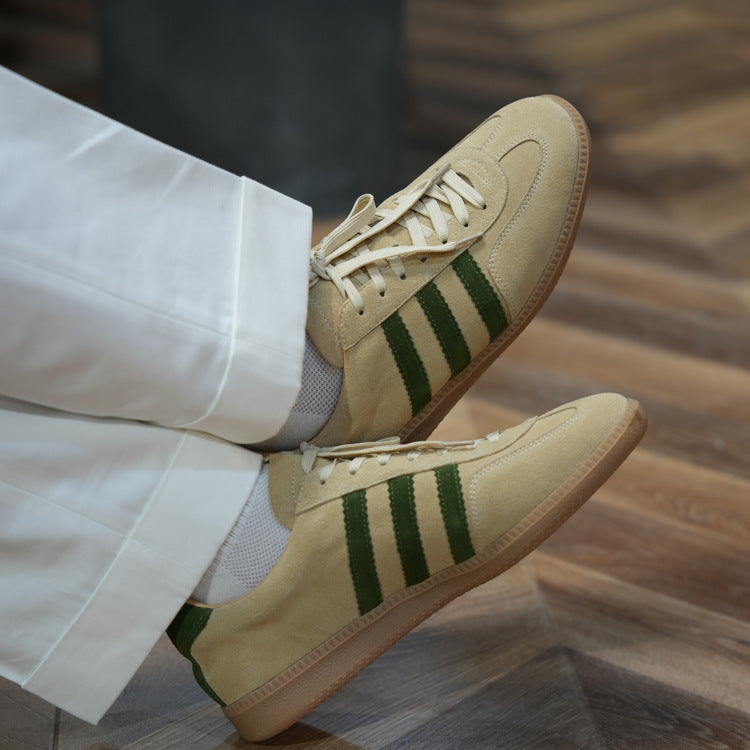 Men's Assorted Colors Breathable British Retro German Casual Shoes