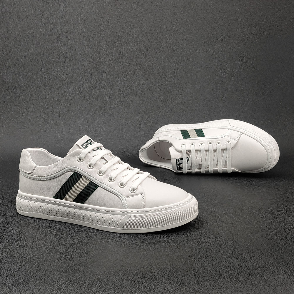 Men's White Trendy Light Luxury Lazy Men's Shoes