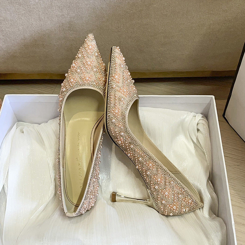Pearl High Wedding Sense Bridesmaid Not Tired Heels