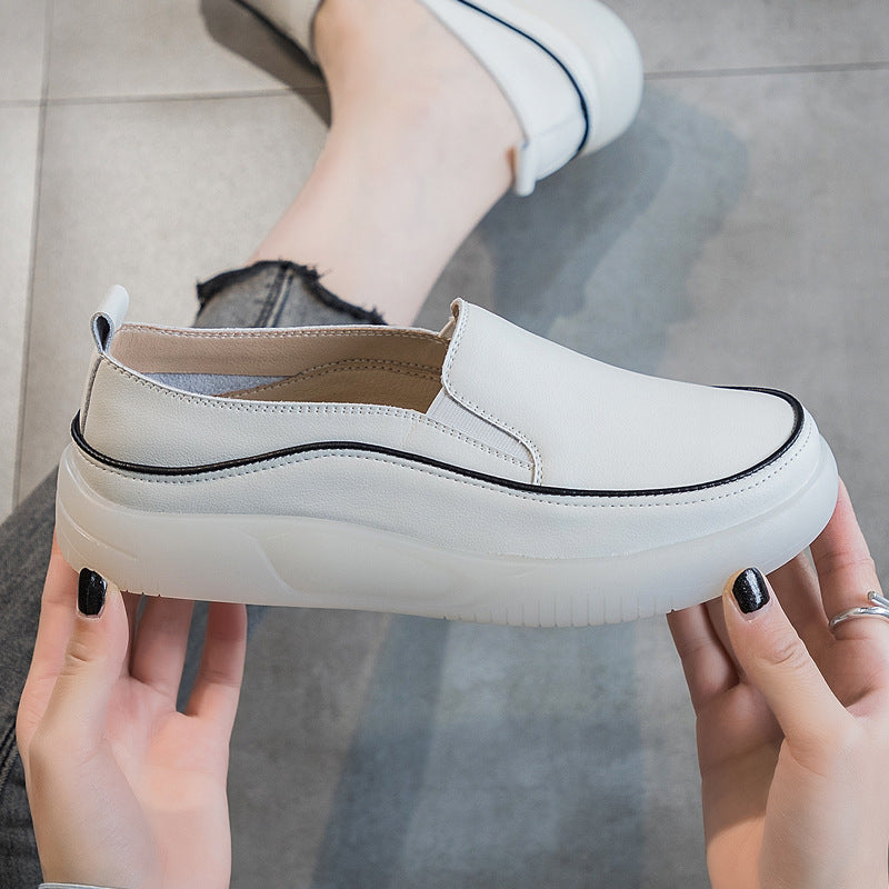 Women's Thick-soled Leisure Muffin Soft Bottom Large Size Women's Casual Shoes