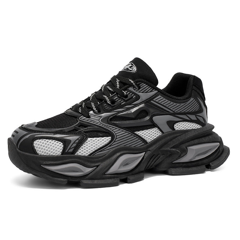 Men's Autumn Breathable Trendy Platform Height Increasing Running Men's Shoes