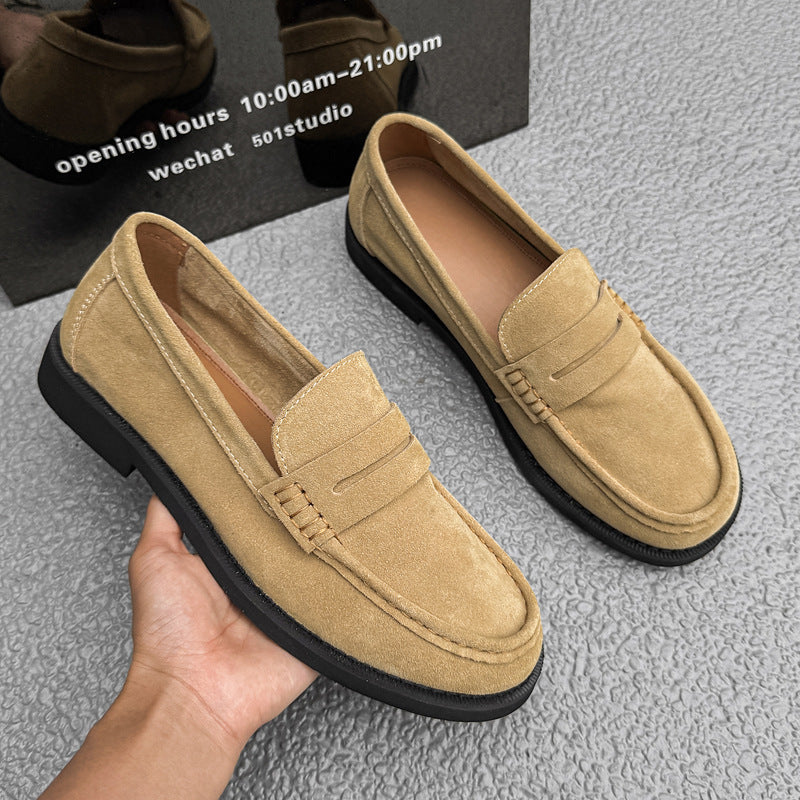 Retro Slip-on Lazy Business Commute Wide Loafers