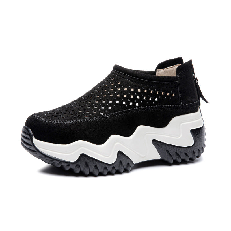 Women's Platform Summer Small Thick Bottom Hollow Women's Casual Shoes