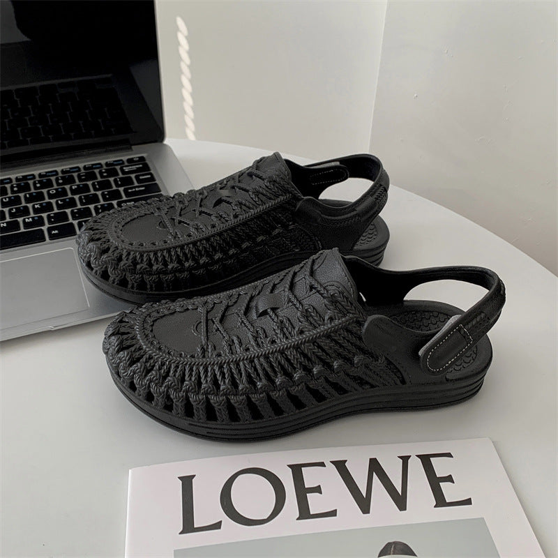 Women's Summer Korean Style Soft Bottom Retro Sandals