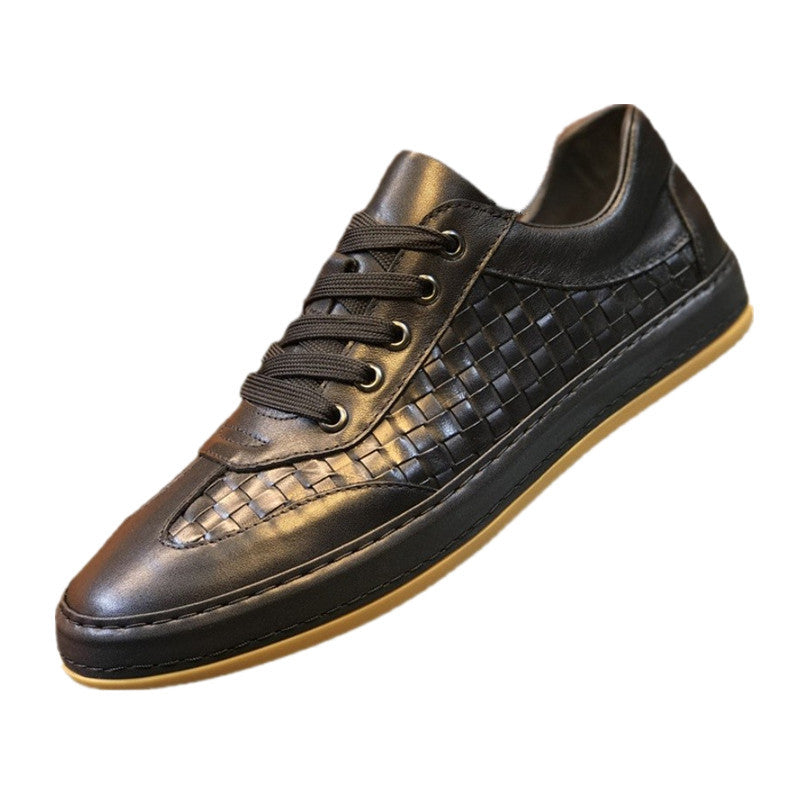 Men's Braided British Style Trendy Board Plus Men's Shoes
