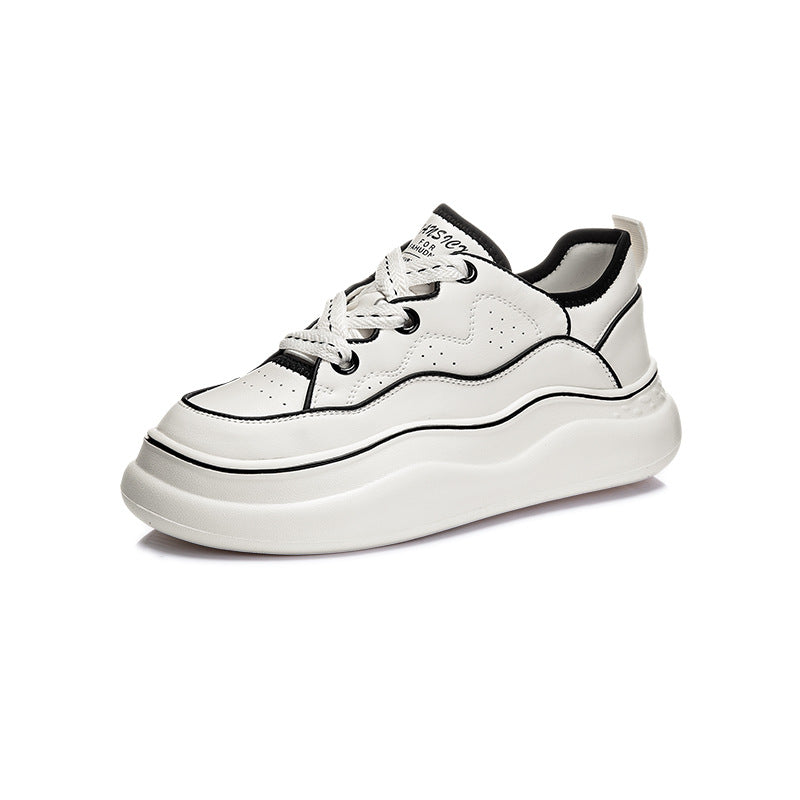 Women's & Men's Spring White Platform Flat Sports Plus Men's Shoes