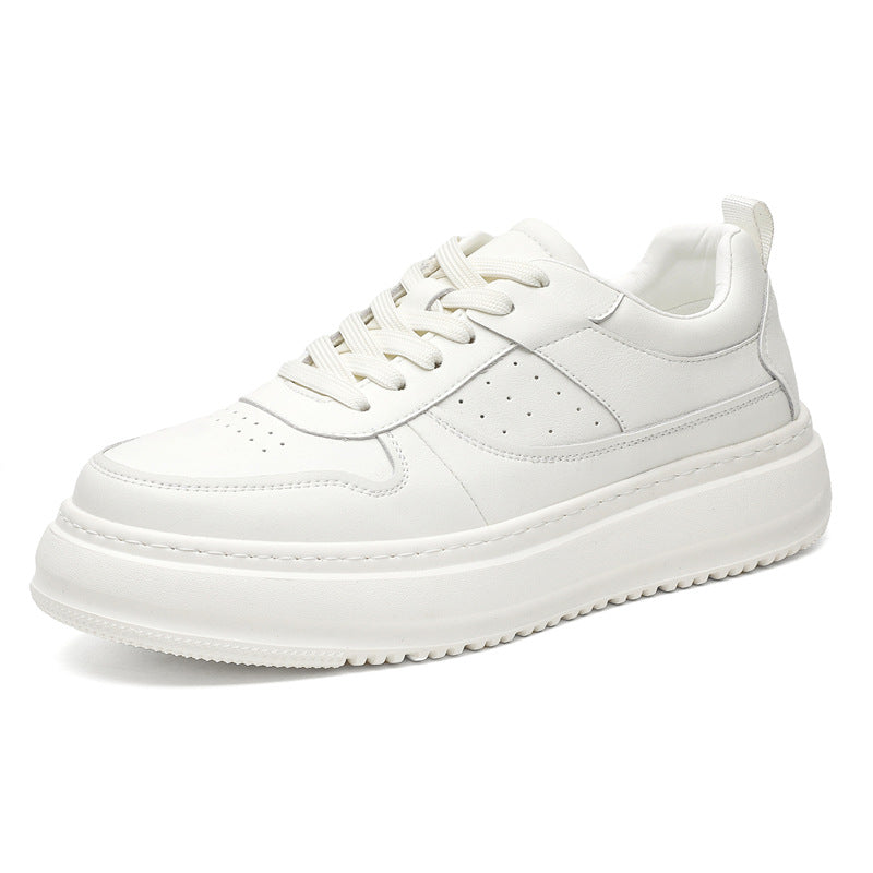 Men's Board Height Increasing Outdoor Martin Spring Men's Casual Leather Shoes