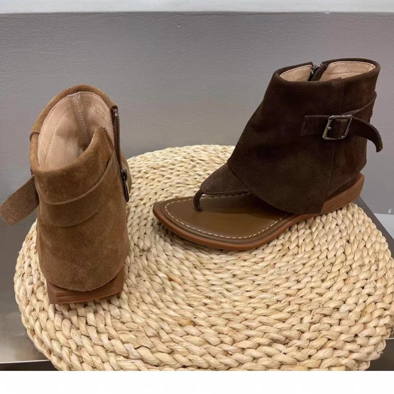 Women's Style Retro Artistic Summer High-cut Sleeve Boots