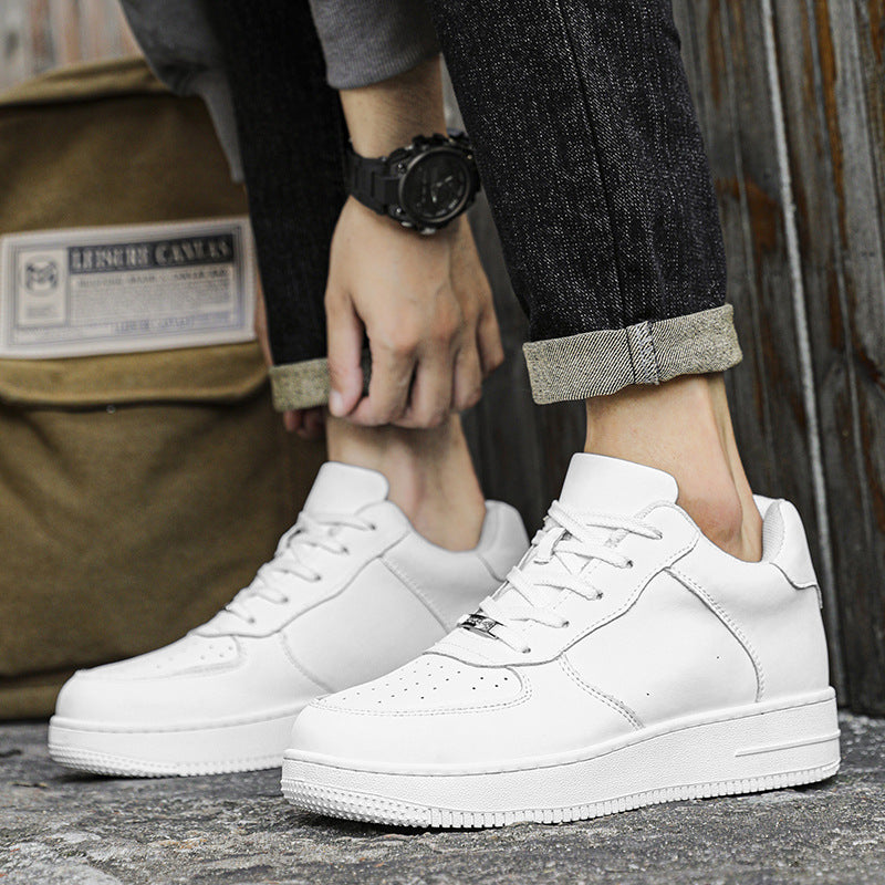 Men's Air Force One Hidden White Platform Men's Board Shoes