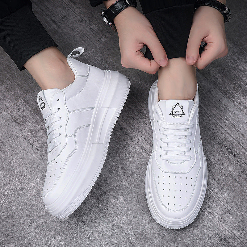 Men's Simple Air Force Niche Board Black Sneakers