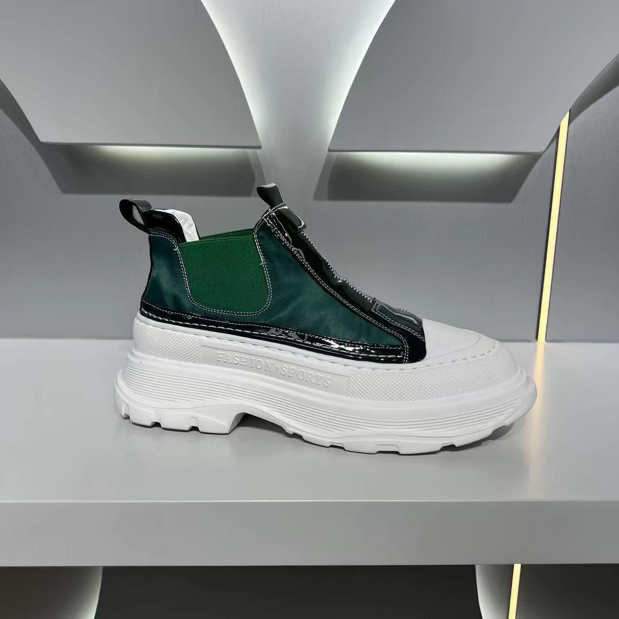 Men's Summer Shell Toe Low-cut Fashion Board Soft Back Thick Sneakers