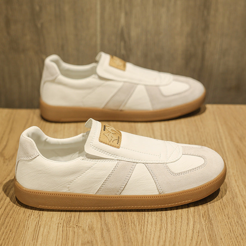 Men's Autumn Slip-on Lightweight Soft Sole Easy Wear Sports Moral Men's Shoes