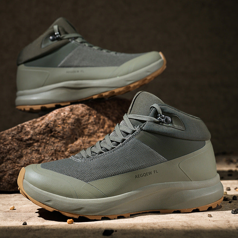Men's Flat Waterproof Hiking Thermal Live Sneakers
