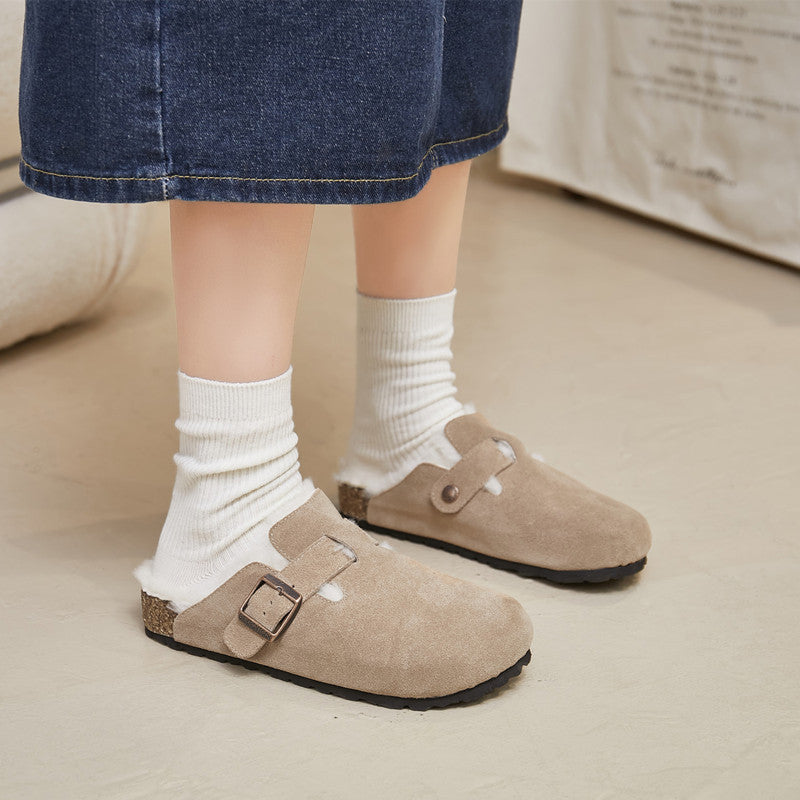 Women's With Fleece Lining Winter Thick Bottom Men's Shoes