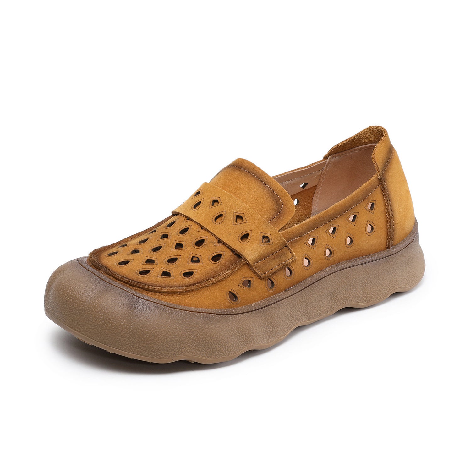 Women's Genuine Breathable One Pedal Soft Bottom Closed Women's Casual Shoes