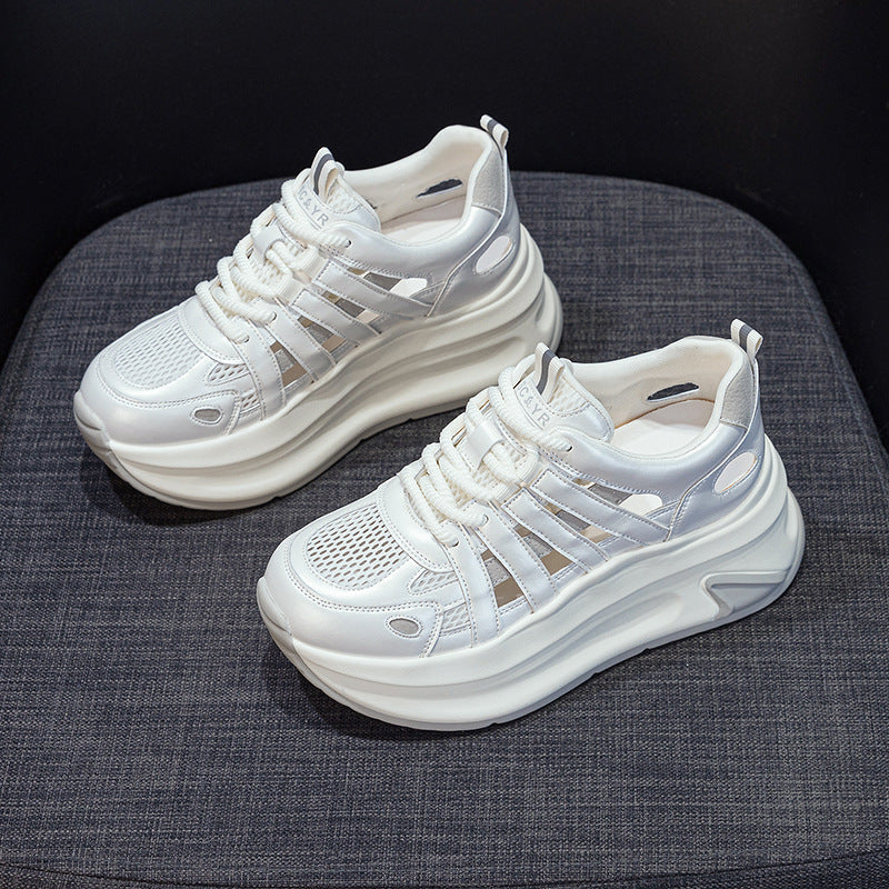 Women's Roman Style Breathable Platform Height Increasing Casual Shoes