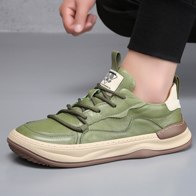 Men's Spring Head Tilt Clown Tide Soft Breathable Men's Shoes