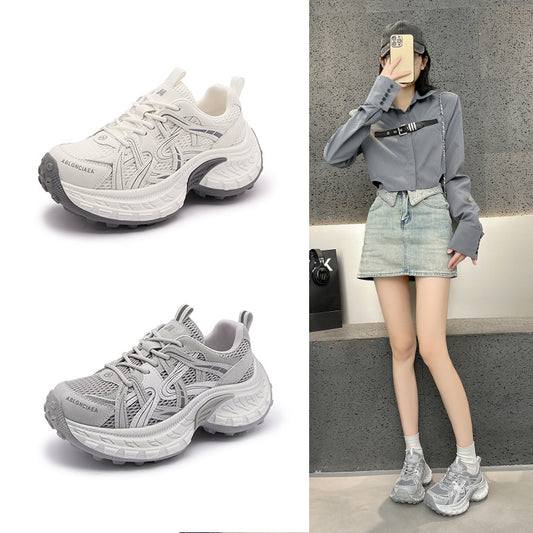 Women's Thick Sole Increased Durian Bottom Dad Spring Women's Sports Shoes