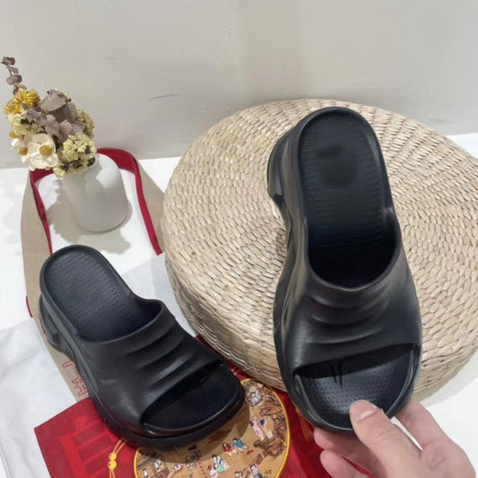 Women's Cotton Candy For Platform Leisure Raise Slippers
