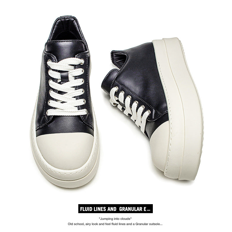 Women's & Men's Low Bond Training Thick Sole Height Increasing Sneakers
