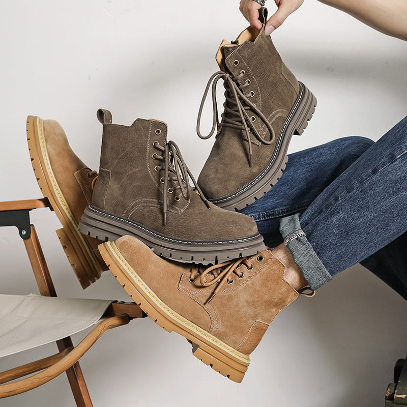 Men's Martin Autumn British Retro Soft Working Boots