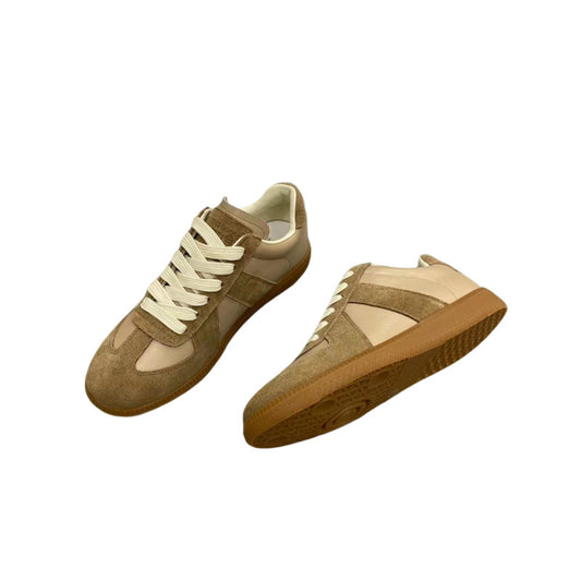 Women's & Men's Couple Fashion Retro White Genuine German Men's Sports Shoes