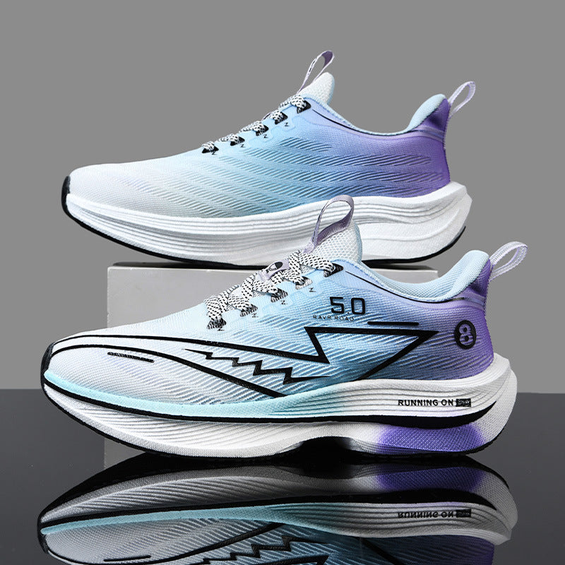 Men's Rabbit Running Official Autumn Breathable Professional Marathon Racing Sneakers