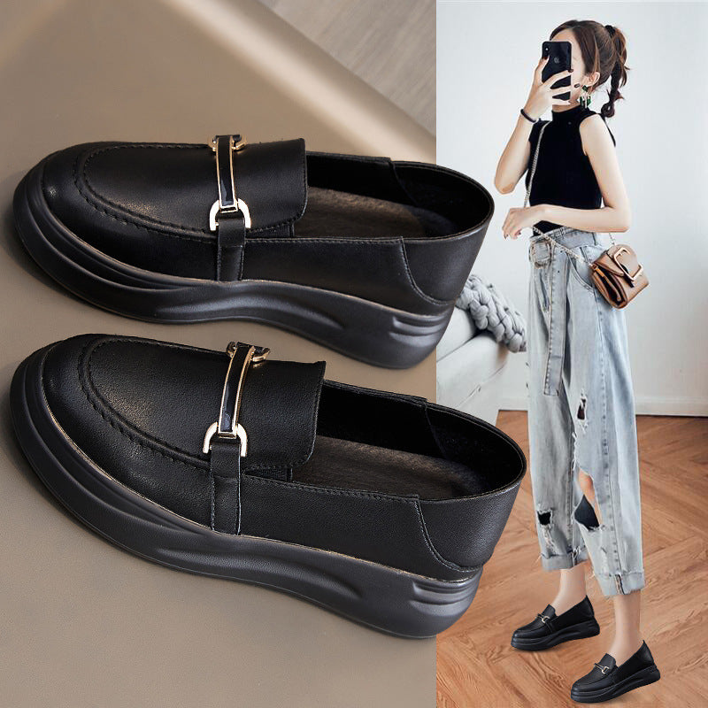 Women's Summer Half Platform Slip-on Two-way Lightweight Sandals