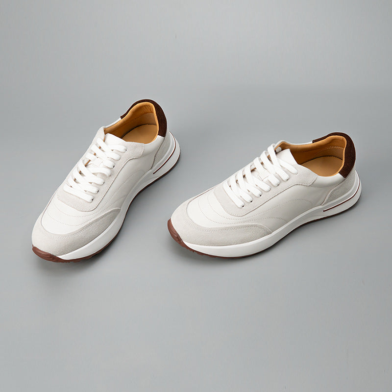 Men's Minimalist Lightweight Business Sports Versatile Fashionable Men's Casual Leather Shoes