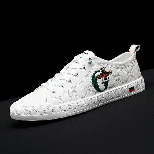 Men's Low Top Soft Genuine Trendy Wild Sneakers