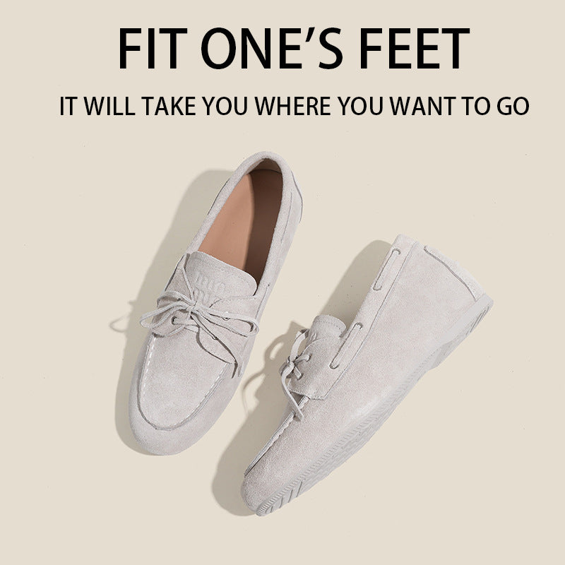 Women's British Style Authentic Bow Slip-on Fashion Loafers