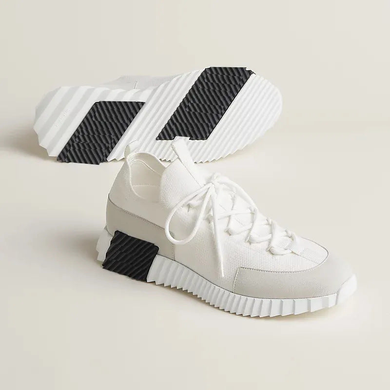 Men's Daily Black White Couple Breathable Low Men's Sports Shoes