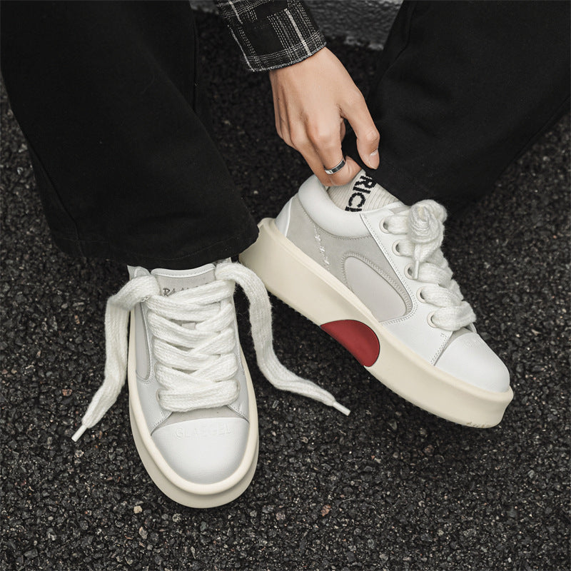 Women's & Men's Niche Love Platform Versatile Elevator Couple Men's Board Shoes