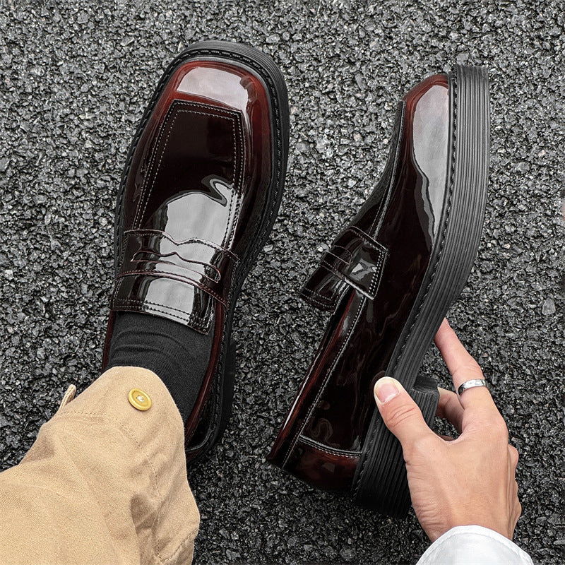 Men's Penny Business Formal Wear Square Toe Men's Casual Shoes