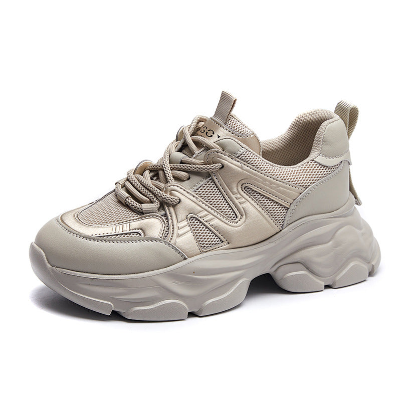 Women's & Men's Foam Bottom Authentic Clunky Autumn Heighten Sneakers