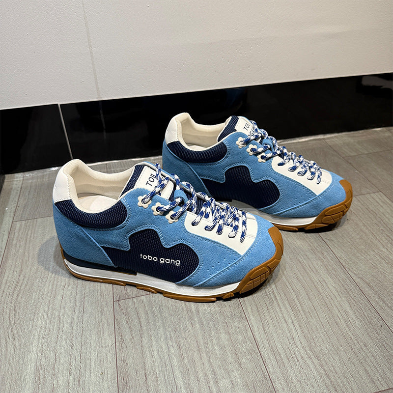Increasing Insole German Training Autumn Thick Bottom Jogging Women's Sports Shoes