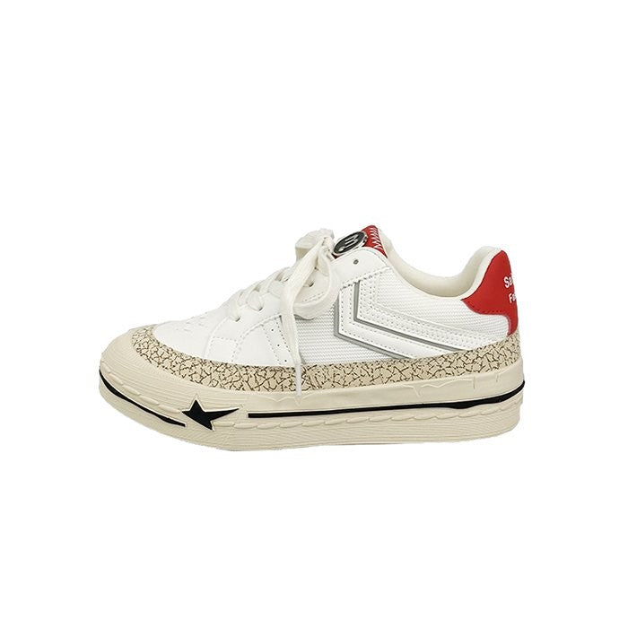 Pretty Versatile Women's White Spring Korean Sneakers