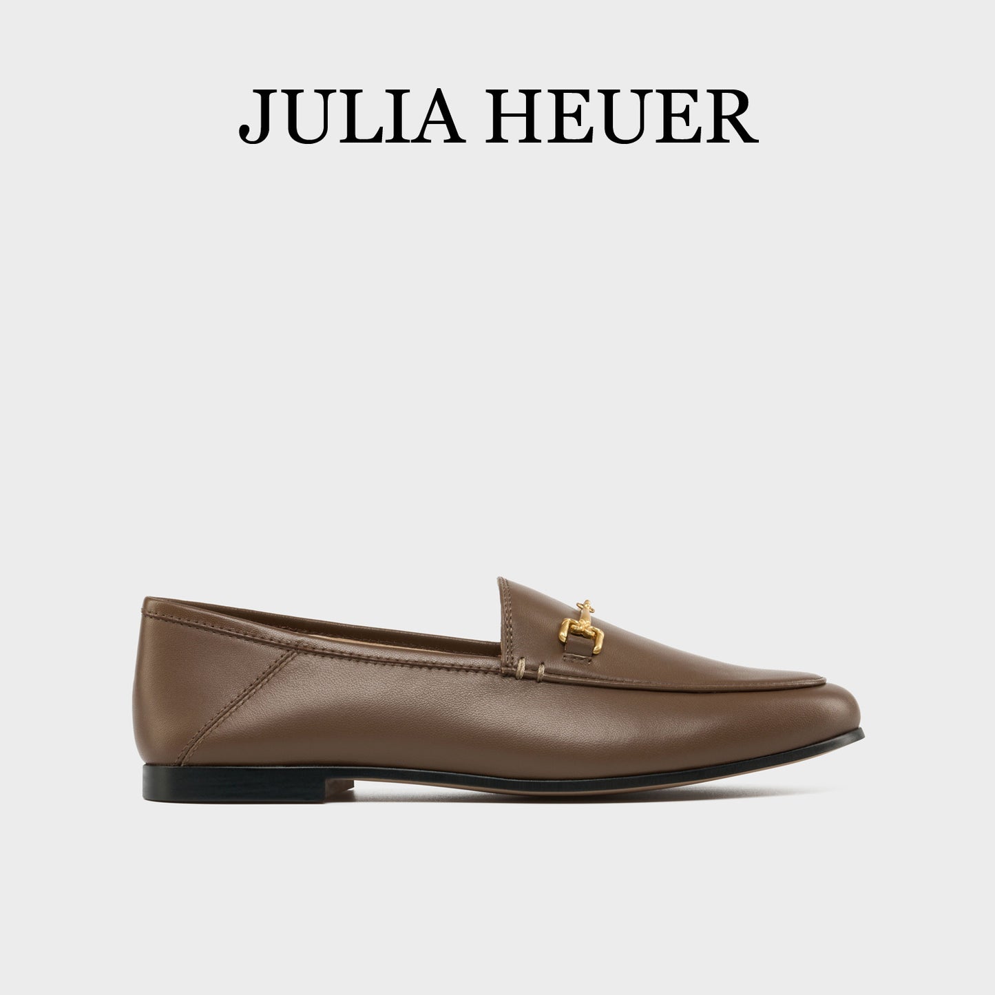Women's Julia Hull Gold Hoop Buckle Some Two-way British Women's Fashion Shoes