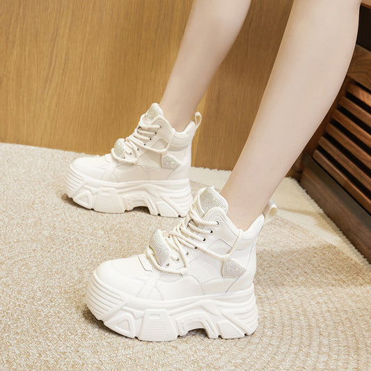 Women's & Men's Platform Dad Warm Height Increasing Insole Men's Shoes