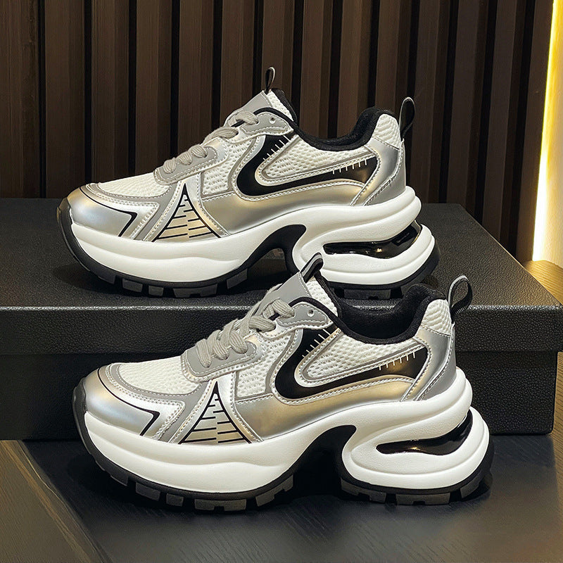 Women's Thick Bottom Dad Slim Feet Spring Small Casual Shoes