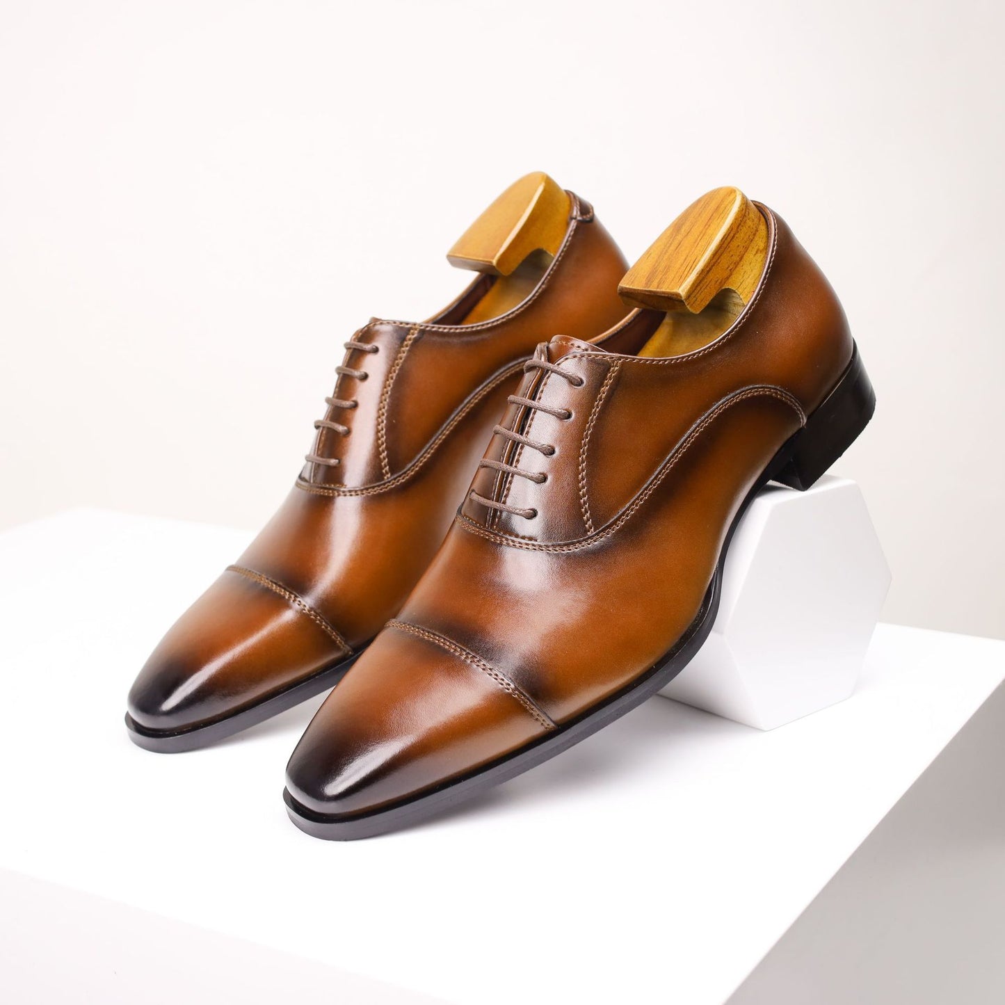 Men's Plus Size Formal Wear Genuine Wedding Leather Shoes