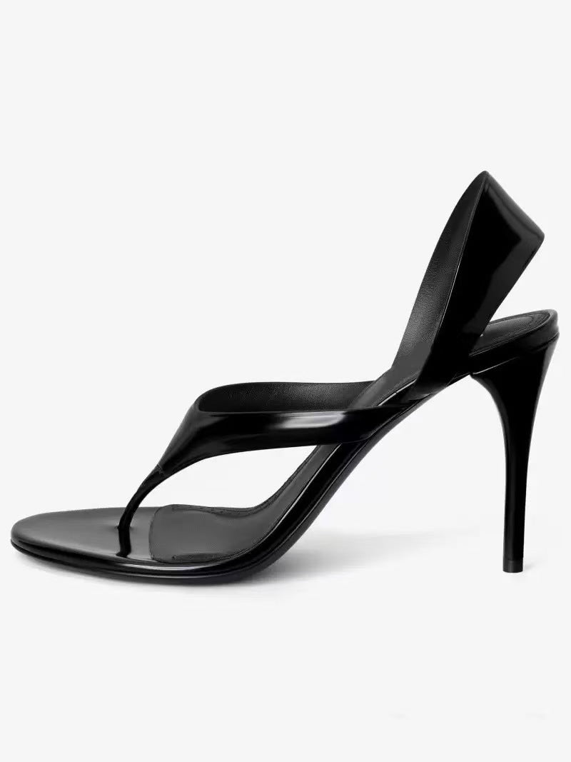 Women's Beautiful Stiletto Round Toe Summer Outdoor High Heeled Sandals