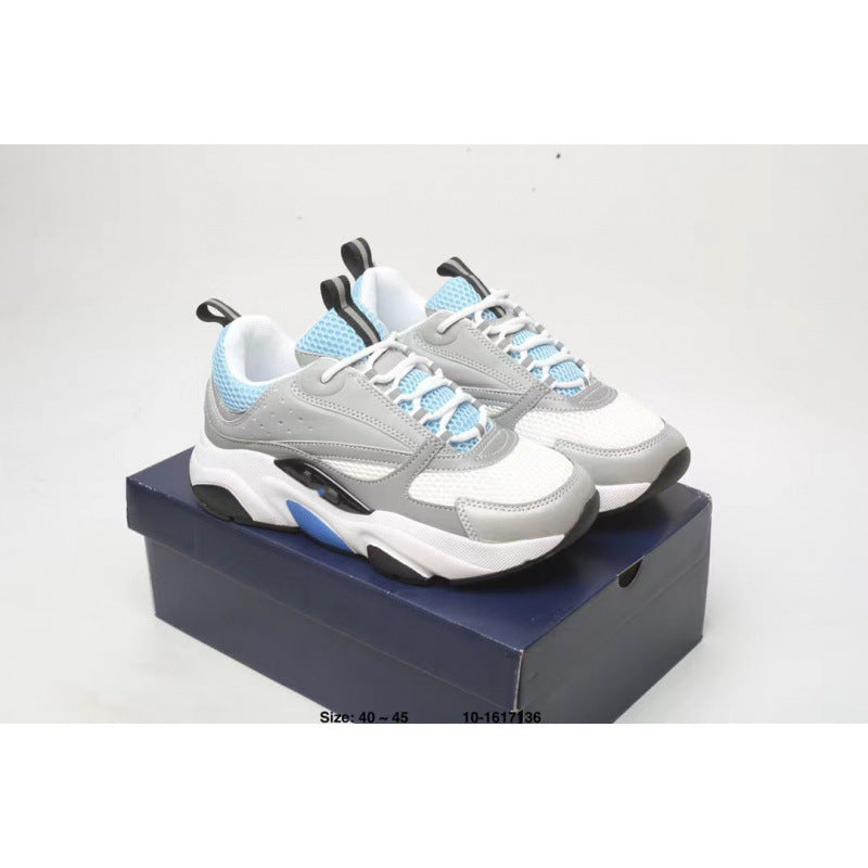 Women's & Men's Home Leisure Platform Fashion Retro Breathable Heightened Men's Sports Shoes