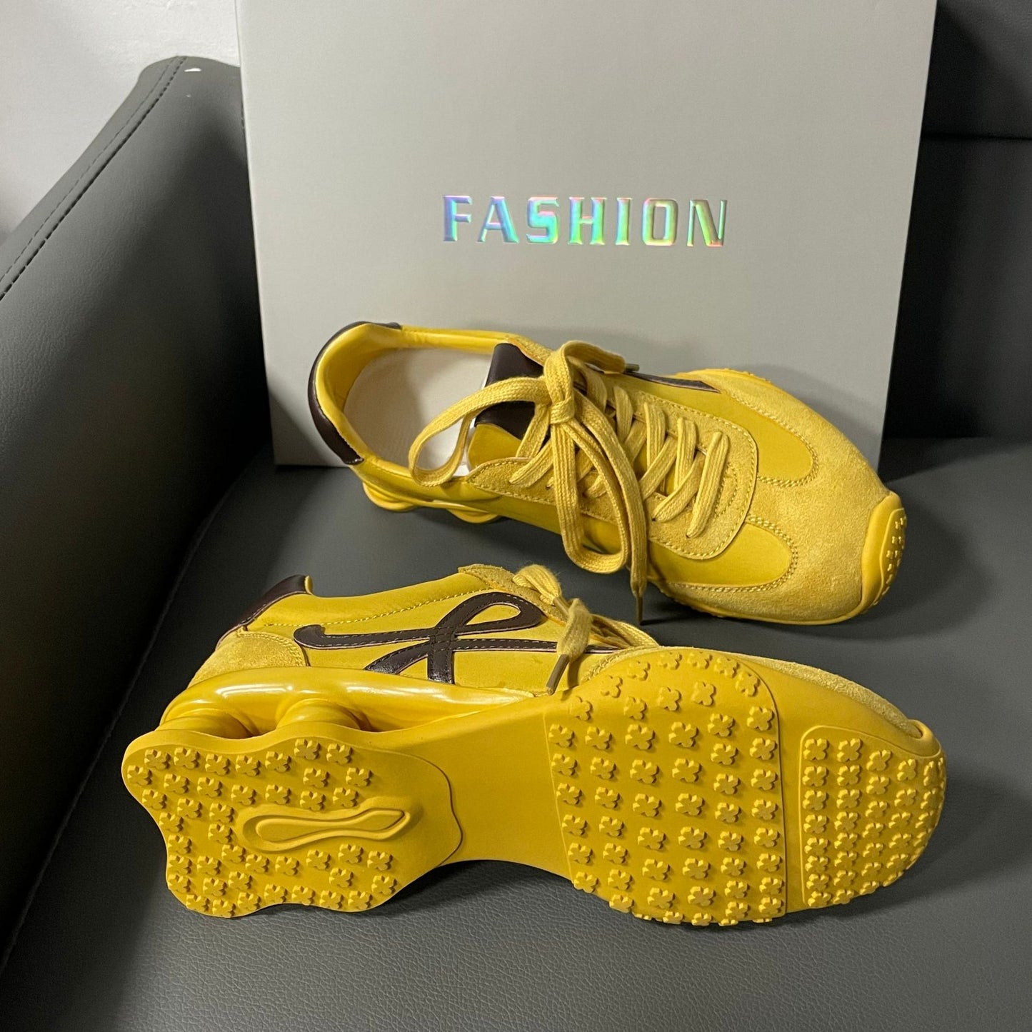 Women's Office Version Weeks Amber Particles Spring Women's Casual Shoes